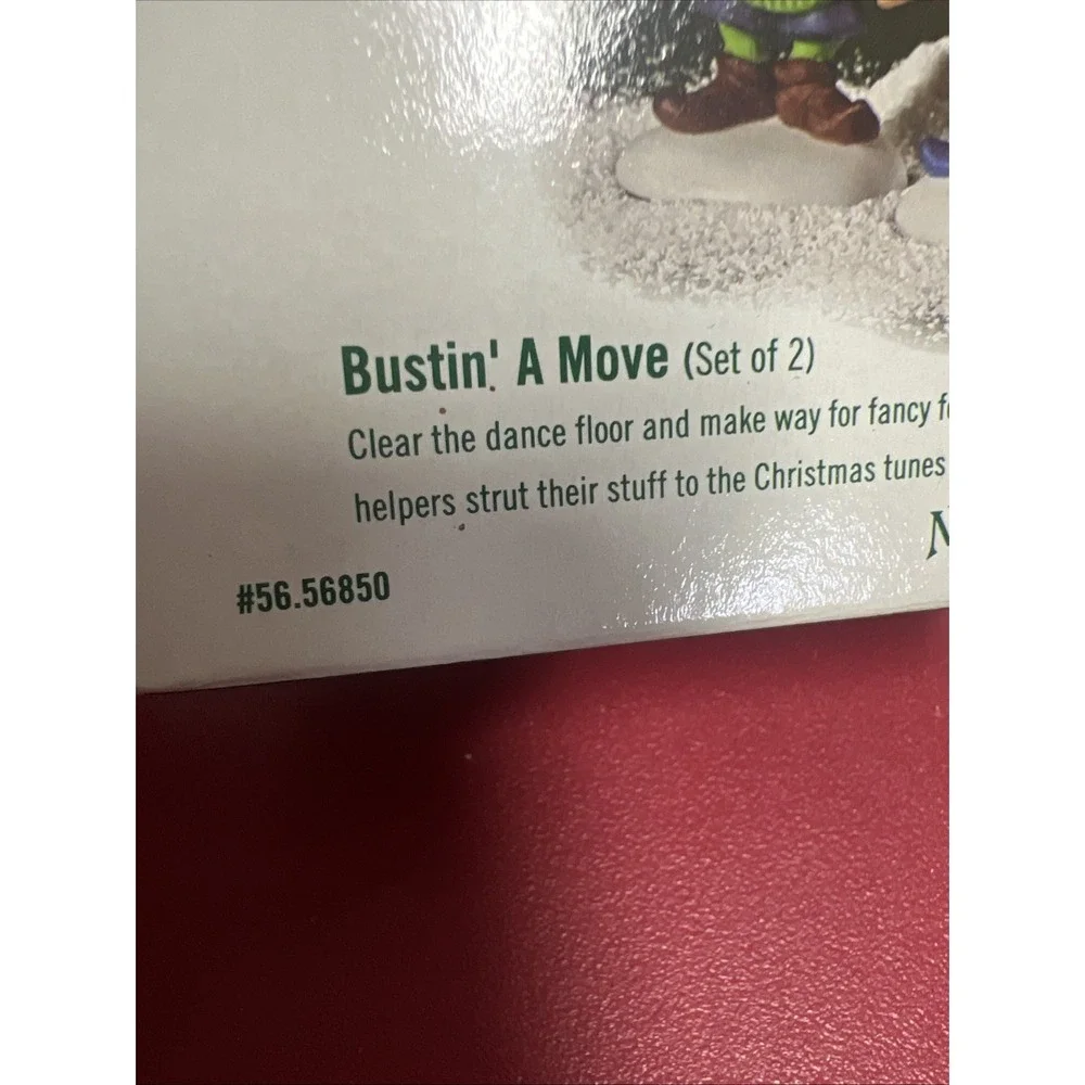 Department 56 North Pole Series Bustin‎ A Move 56850 Brand New 2003 Elves Dance